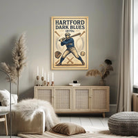 Hartford Dark Blues 1870s Baseball Poster PosterGoat