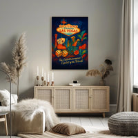 Welcome to Fabulous Las Vegas Poster for Home Decor Fans