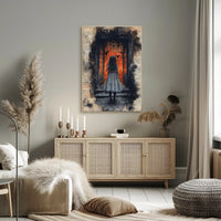 Haunting Gothic Scene Art Print - Abstract or Artistic Poster