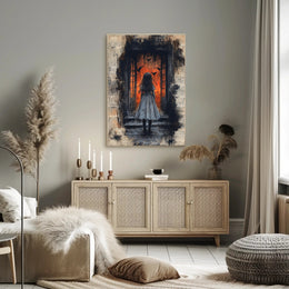 Haunting Gothic Scene Art Print - Abstract or Artistic Poster