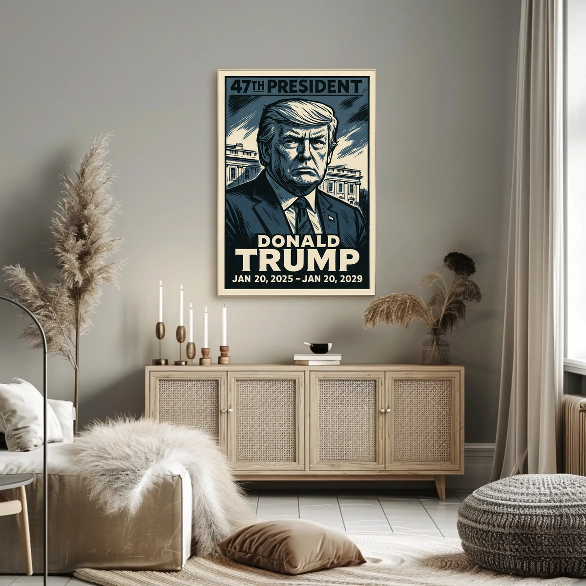 Donald Trump 47th President Poster