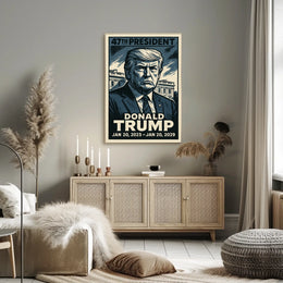 Donald Trump 47th President Poster