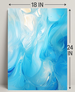 Oceanic Whirl Poster