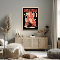 Democracy Triumphs Over Royalty Political or Propaganda Poster