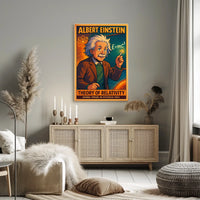 Albert Einstein Theory Of Relativity Poster