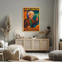 Albert Einstein Theory Of Relativity Poster