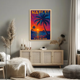 Naples, Florida Sunset Poster