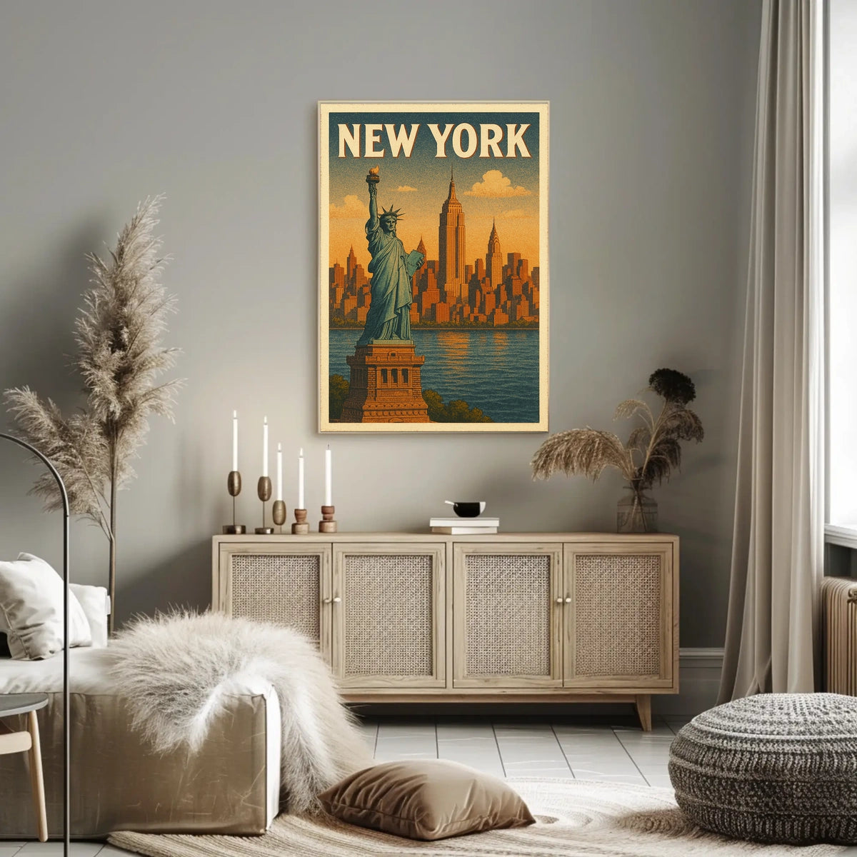 New York City Skyline Poster
