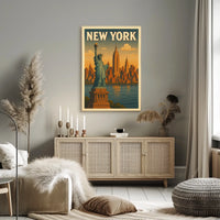 New York City Skyline Poster