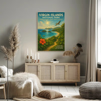 Virgin Islands National Park Adventure Poster