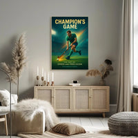 Champion's Game Action-Packed Sports Poster PosterGoat