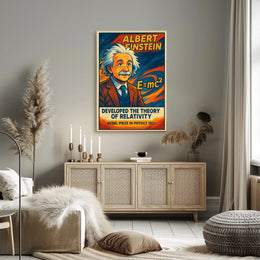 Albert Einstein Theory Of Relativity Poster