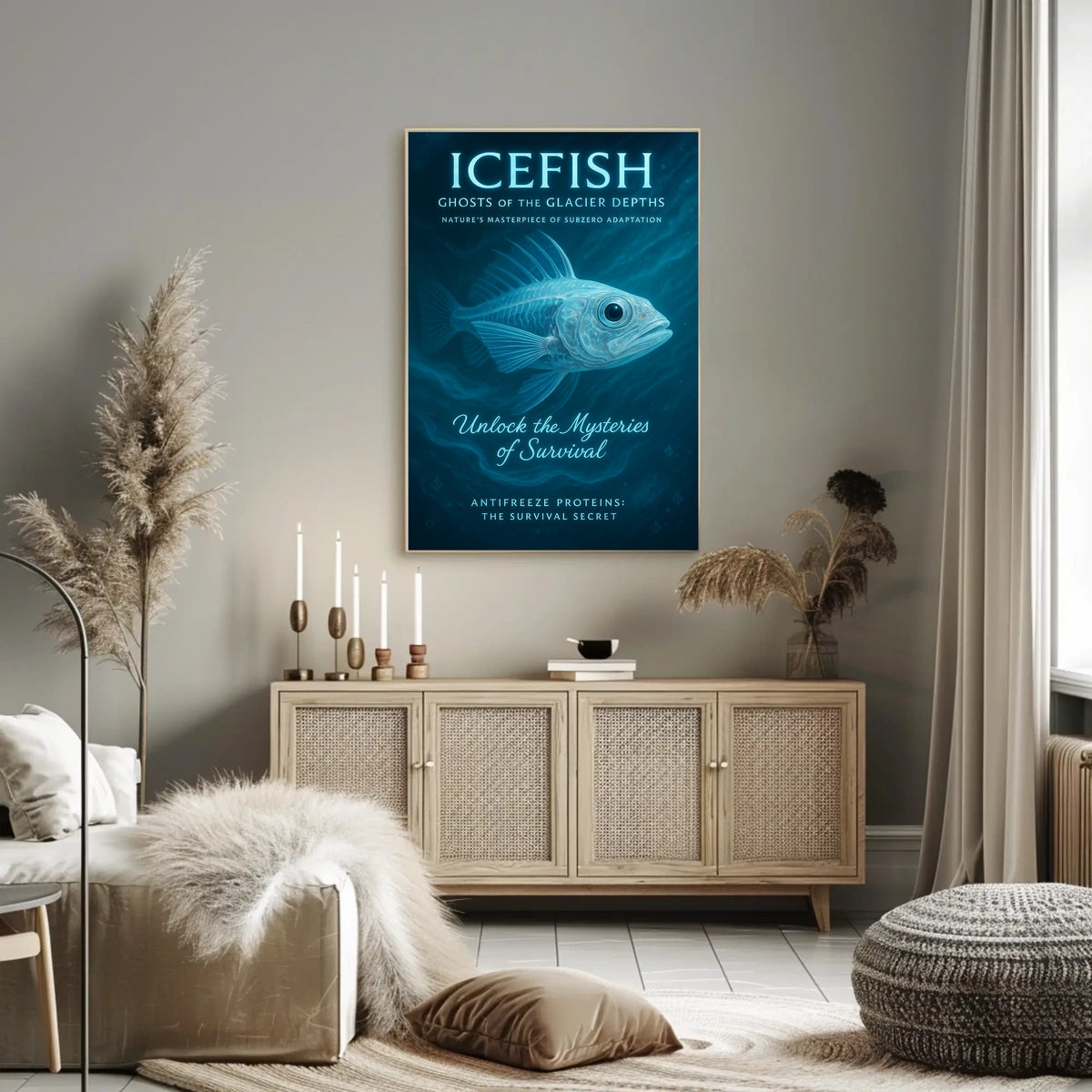 Icefish Ghosts of the Glacier Depths Poster