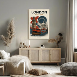 Discover London Poster