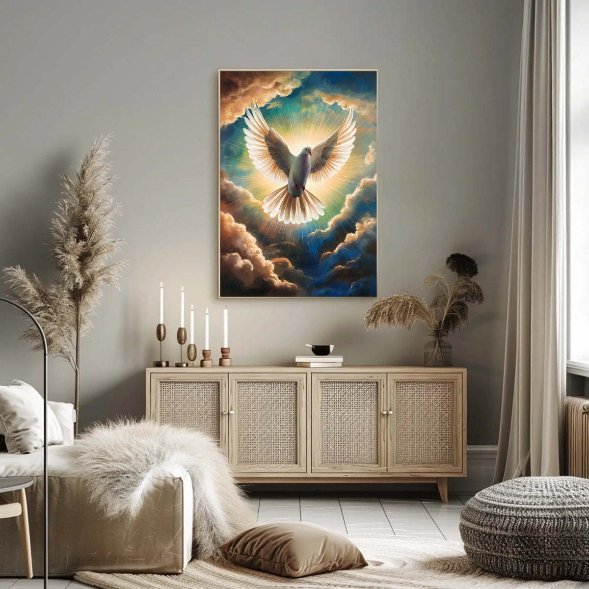 Ascending Dove Poster