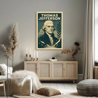 Thomas Jefferson Vintage Historical or Presidential Poster