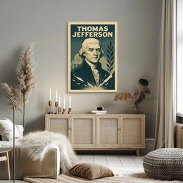 Thomas Jefferson Vintage Historical or Presidential Poster