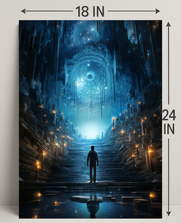 Journey To The Cosmic Abyss Poster