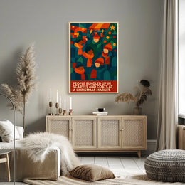Christmas Market Warmth Poster