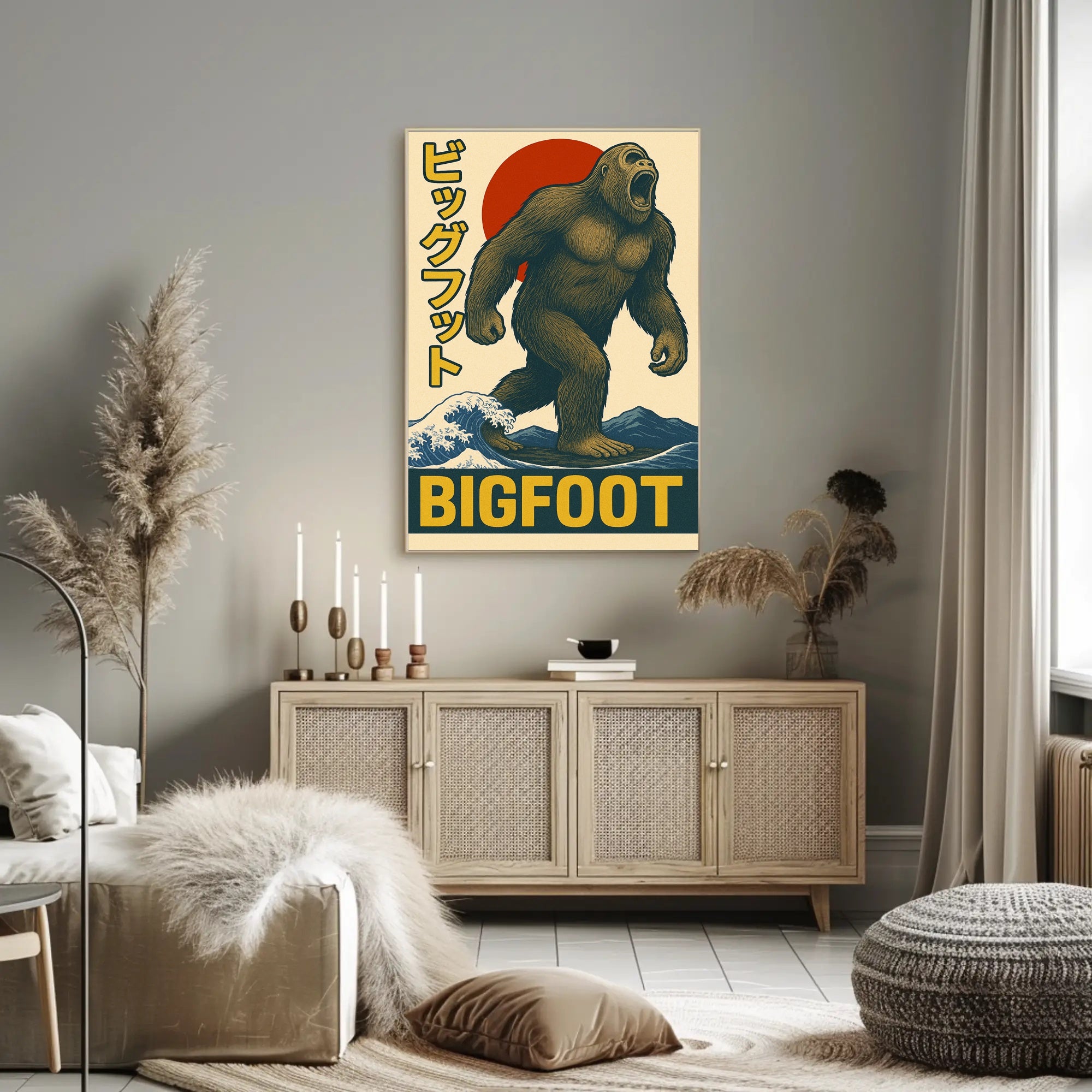 Bigfoot Sighted Poster PosterGoat