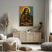 Saint Frances Of Rome Poster