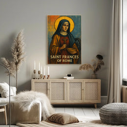 Saint Frances Of Rome Poster