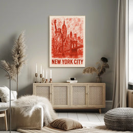Iconic New York City Poster