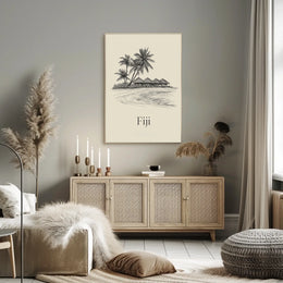 Tropical Escape Fiji Poster
