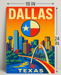 Dallas, Texas Poster PosterGoat