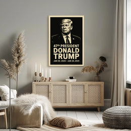 Donald Trump 47th President Poster