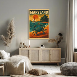 Maryland Coastal Charm Poster