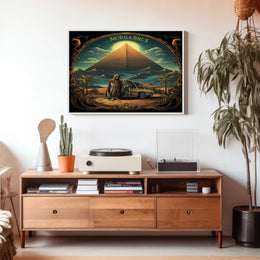 Mystical Journey In The Desert Poster
