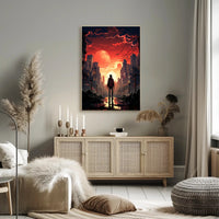 Dystopian Sunset Poster