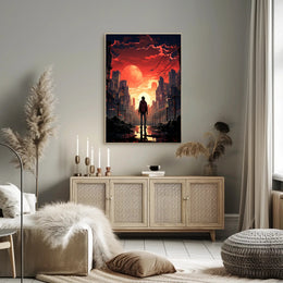 Dystopian Sunset Poster
