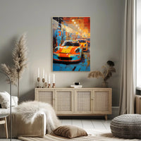 Racing Thrills Poster PosterGoat