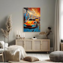 Racing Thrills Poster PosterGoat