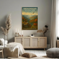 Shenandoah National Park Serene Autumn Scene National Park Poster