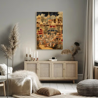 Abstract Nature Harmony Art Poster