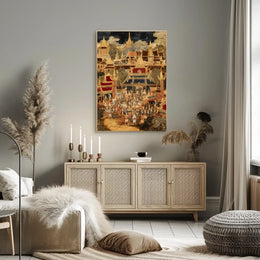 Abstract Nature Harmony Art Poster