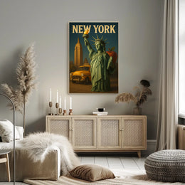 New York Iconography Poster