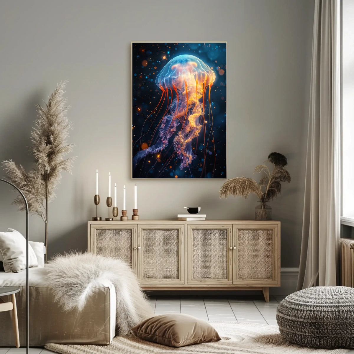 Ethereal Jellyfish Poster