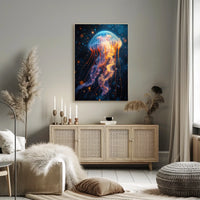 Ethereal Jellyfish Poster