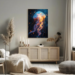 Ethereal Jellyfish Poster