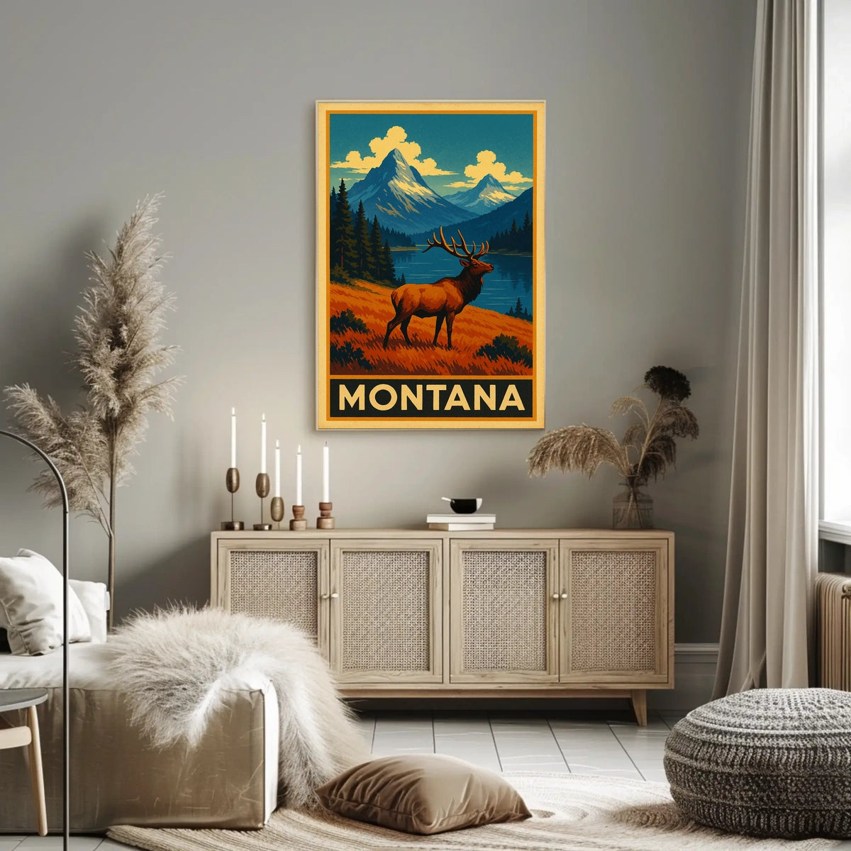 Montana Wilderness Poster