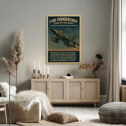 F-105 Thunderchief Icon of the Skies Poster PosterGoat