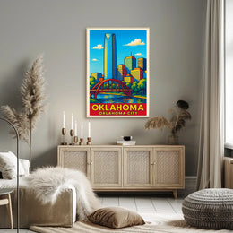 Oklahoma City Skyline Poster