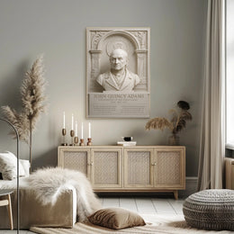 John Quincy Adams Presidential Historical Poster