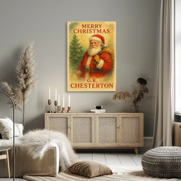 Classic Holiday Cheer Vintage-Style Christmas Cultural Poster