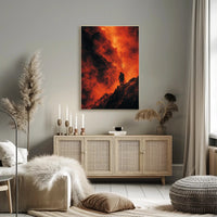 Volcanic Survival Adventure in Futuristic Sci-Fi Poster PosterGoat