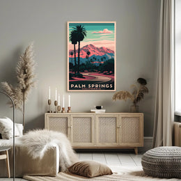 Palm Springs Scenic Poster
